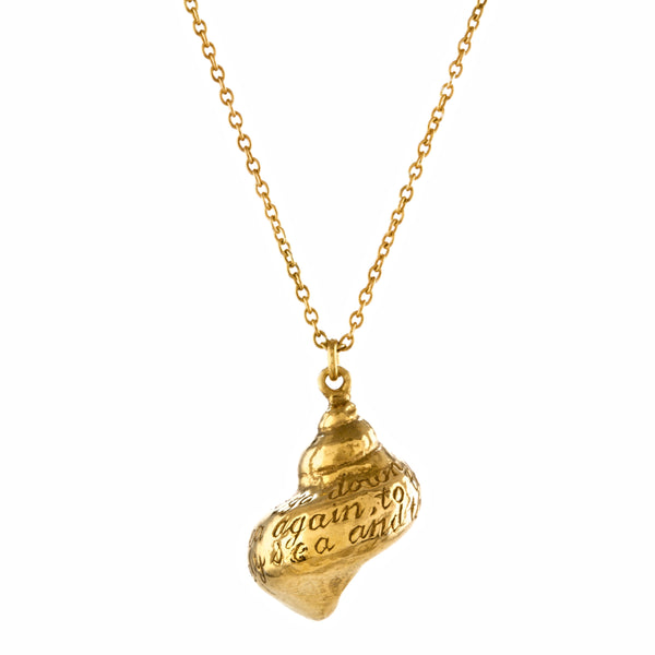 shell necklace gold - Portobello Lane