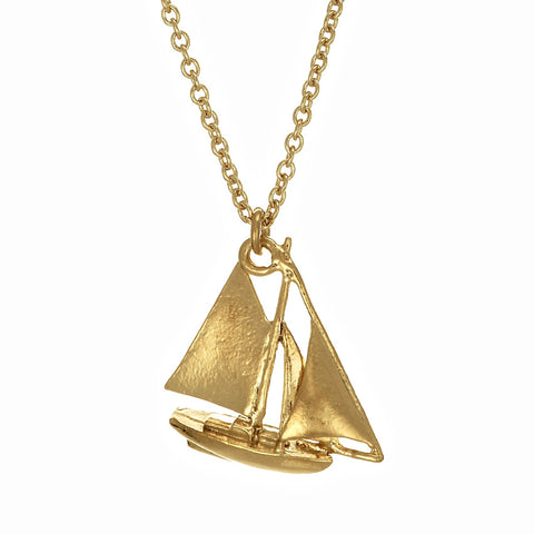 sail boat necklace - Portobello Lane