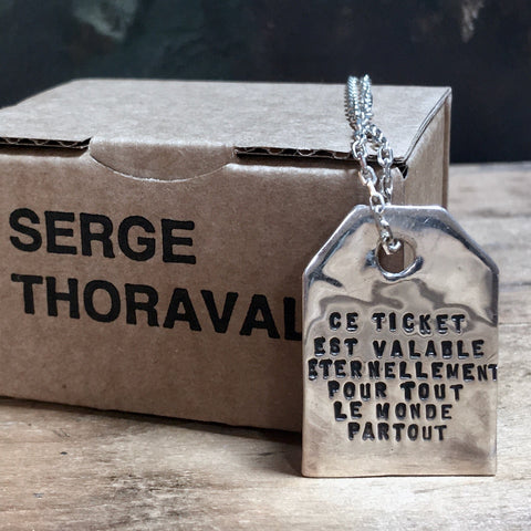 the ticket necklace - Portobello Lane