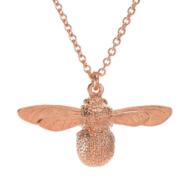 baby bee necklace rose gold - Portobello Lane