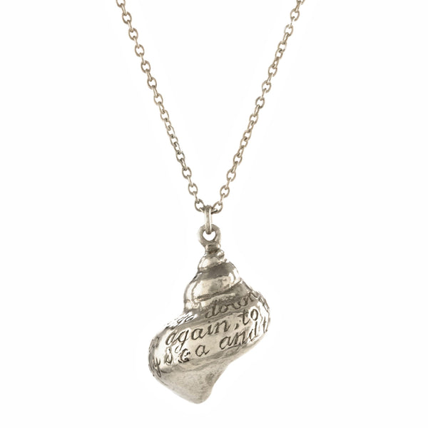 shell necklace silver - Portobello Lane