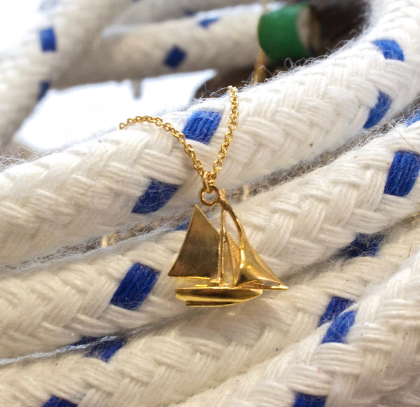 sail boat necklace - Portobello Lane