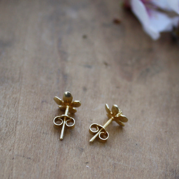 apple blossom stud earrings - Portobello Lane