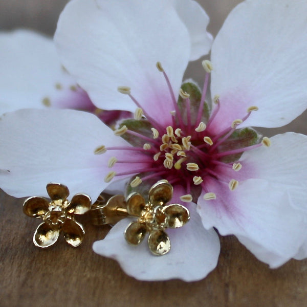 apple blossom stud earrings - Portobello Lane