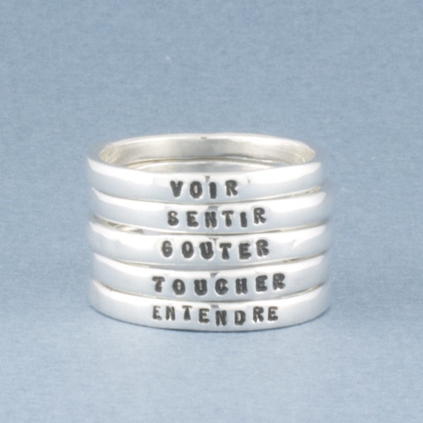 five senses ring set - Portobello Lane