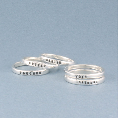 five senses ring set - Portobello Lane