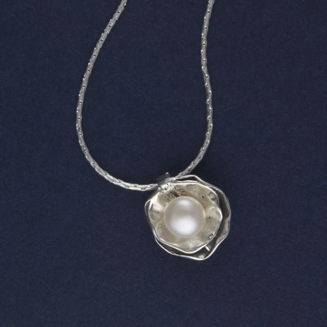 silver & pearl necklace - Portobello Lane