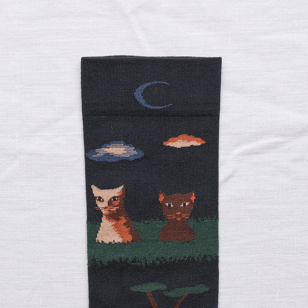 socks night cat - Portobello Lane