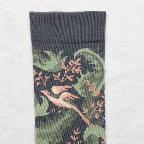 socks oiseaux steel - Portobello Lane