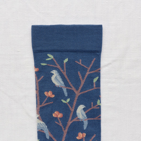 socks oiseaux denim - Portobello Lane