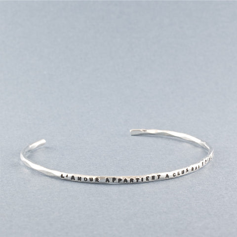 l'amour pensées bracelet - Portobello Lane