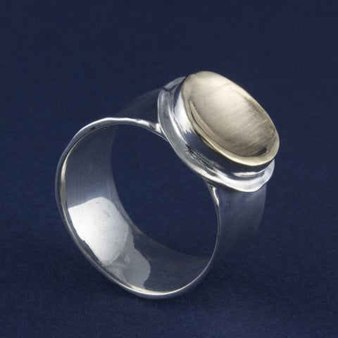 silver & gold ring round - Portobello Lane