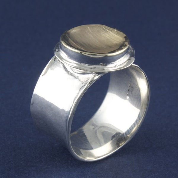 silver & gold ring round - Portobello Lane