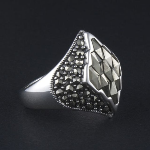 art deco ring diamond - Portobello Lane