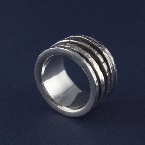 silver meditation ring - Portobello Lane