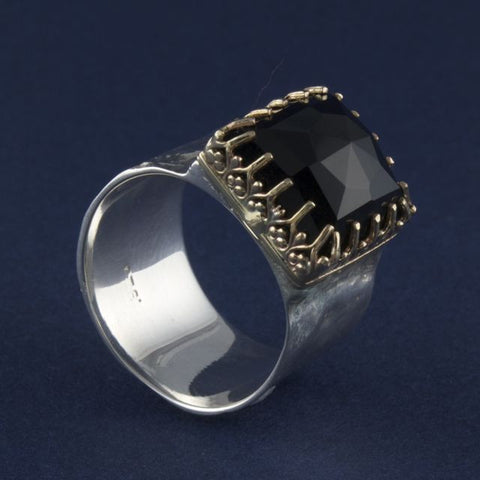 onyx ring square - Portobello Lane