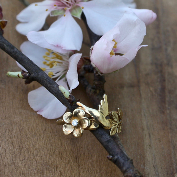 swallow and flower ring - Portobello Lane