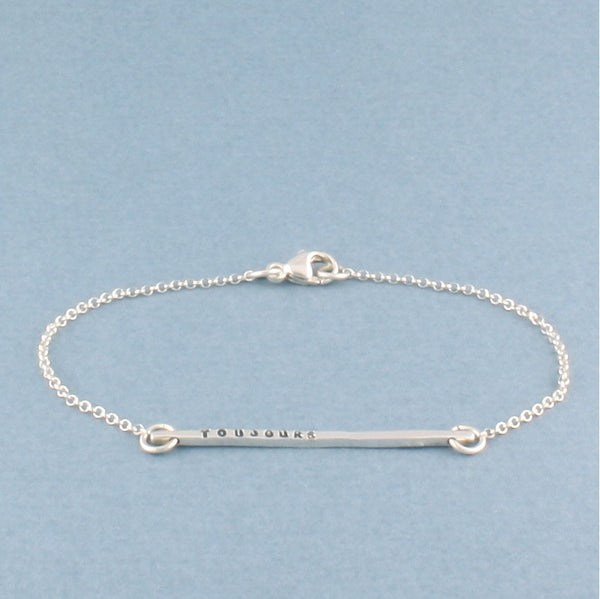 toujours bar bracelet gourmette - Portobello Lane
