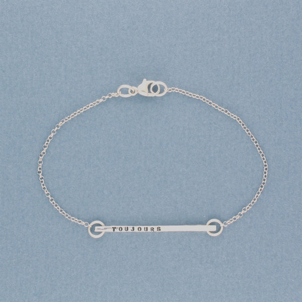 toujours bar bracelet gourmette - Portobello Lane